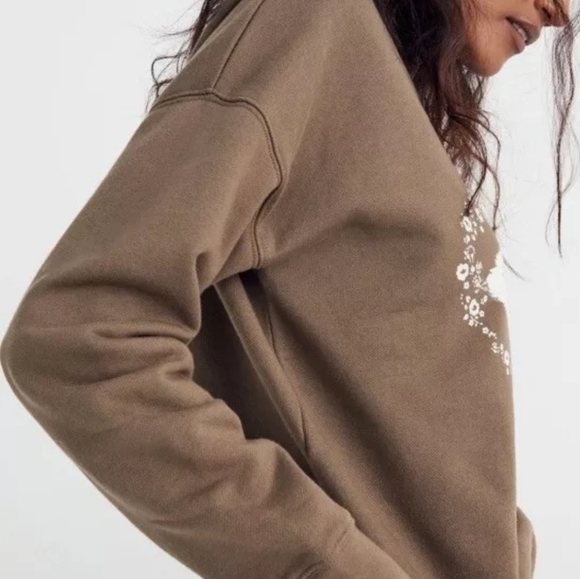 Madewell Resourced Cotton French Terry COTSWOLDS HILLS sweatshirt Jumper XXL - Picture 2 of 13